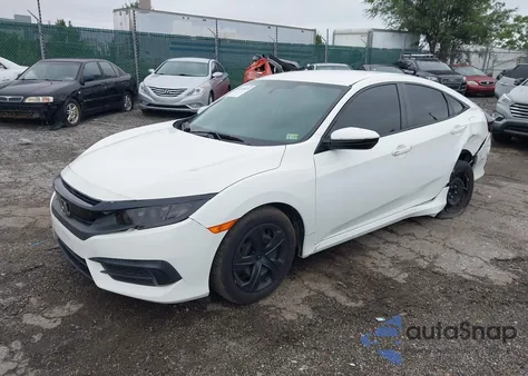 2018 Honda Civic Lx from USA, damaged, VIN 19XFC2F51JE026342